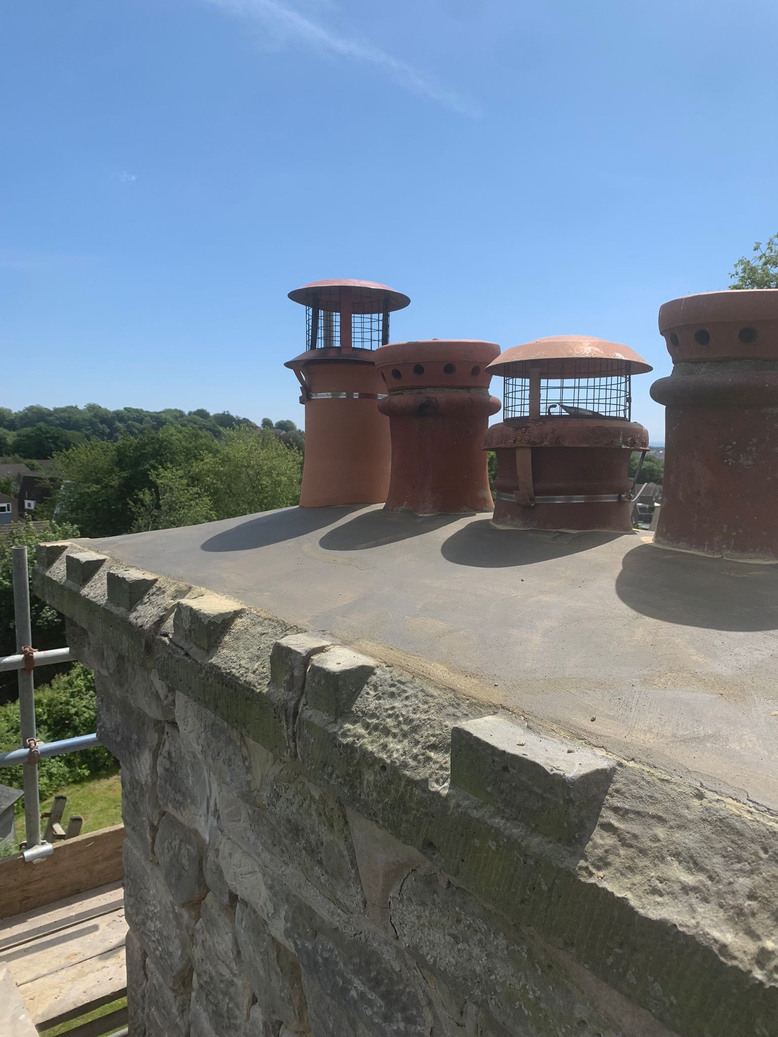 Chimney rebuild and brickwork - builder in East Sussex