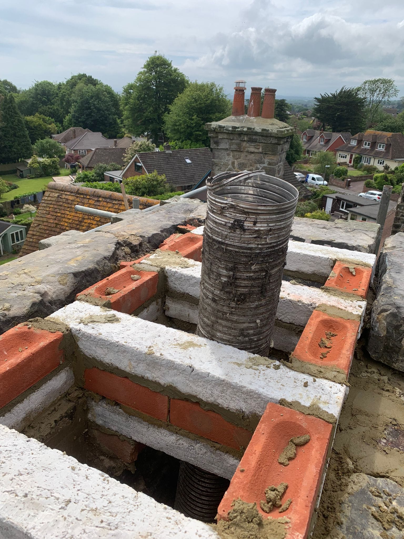Professional brickwork and chimney rebuild in Bexhill, East Sussex