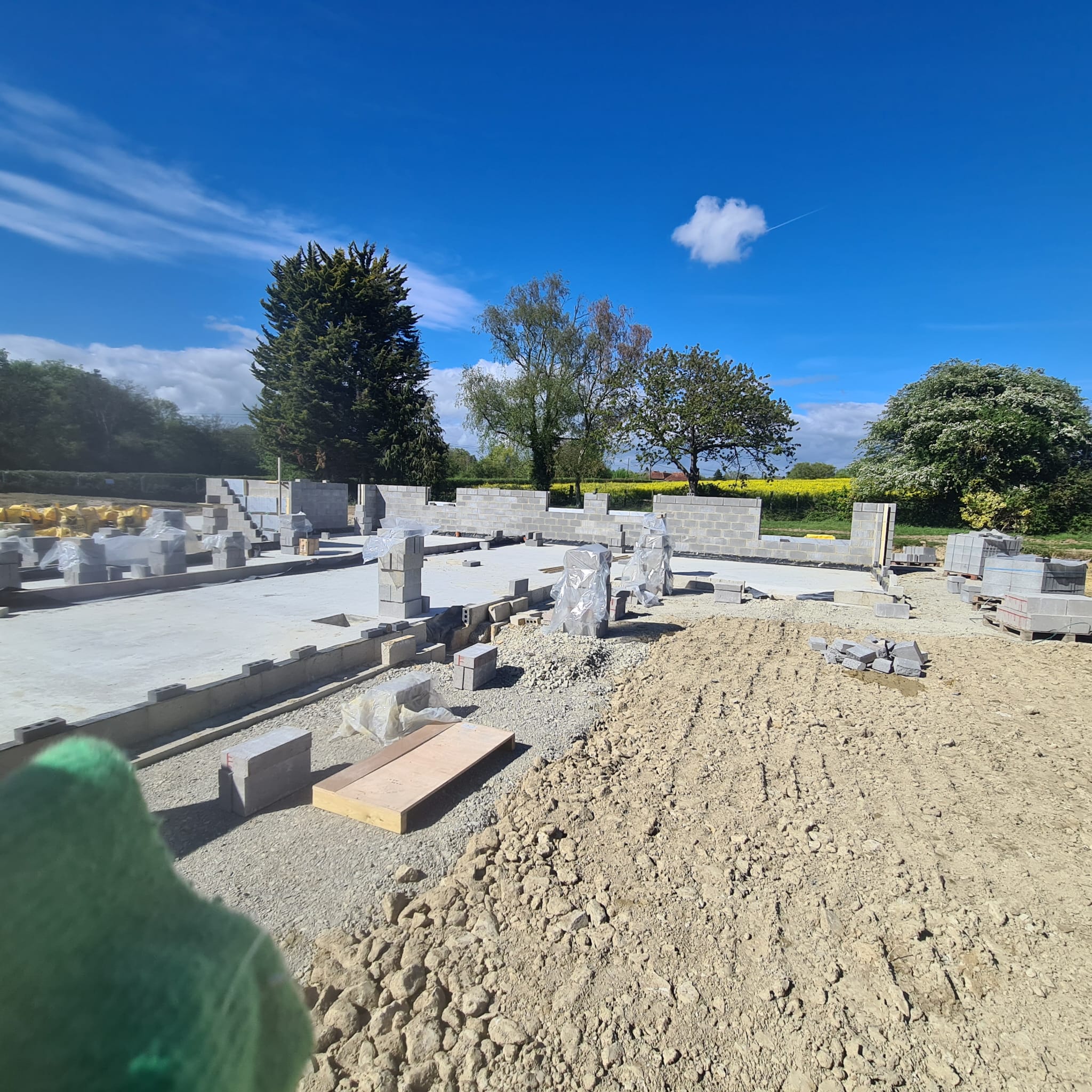New build residential construction - bricklayer near Northiam, East Sussex